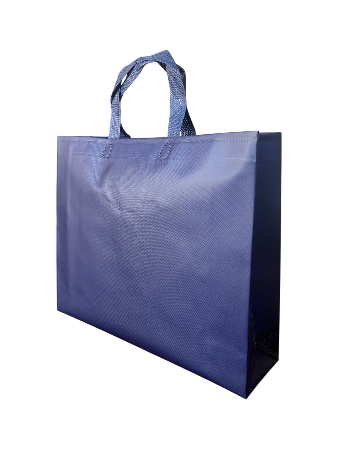 Dark blue BOPP matt laminated bag manufactured by Maruti Bag Multipack